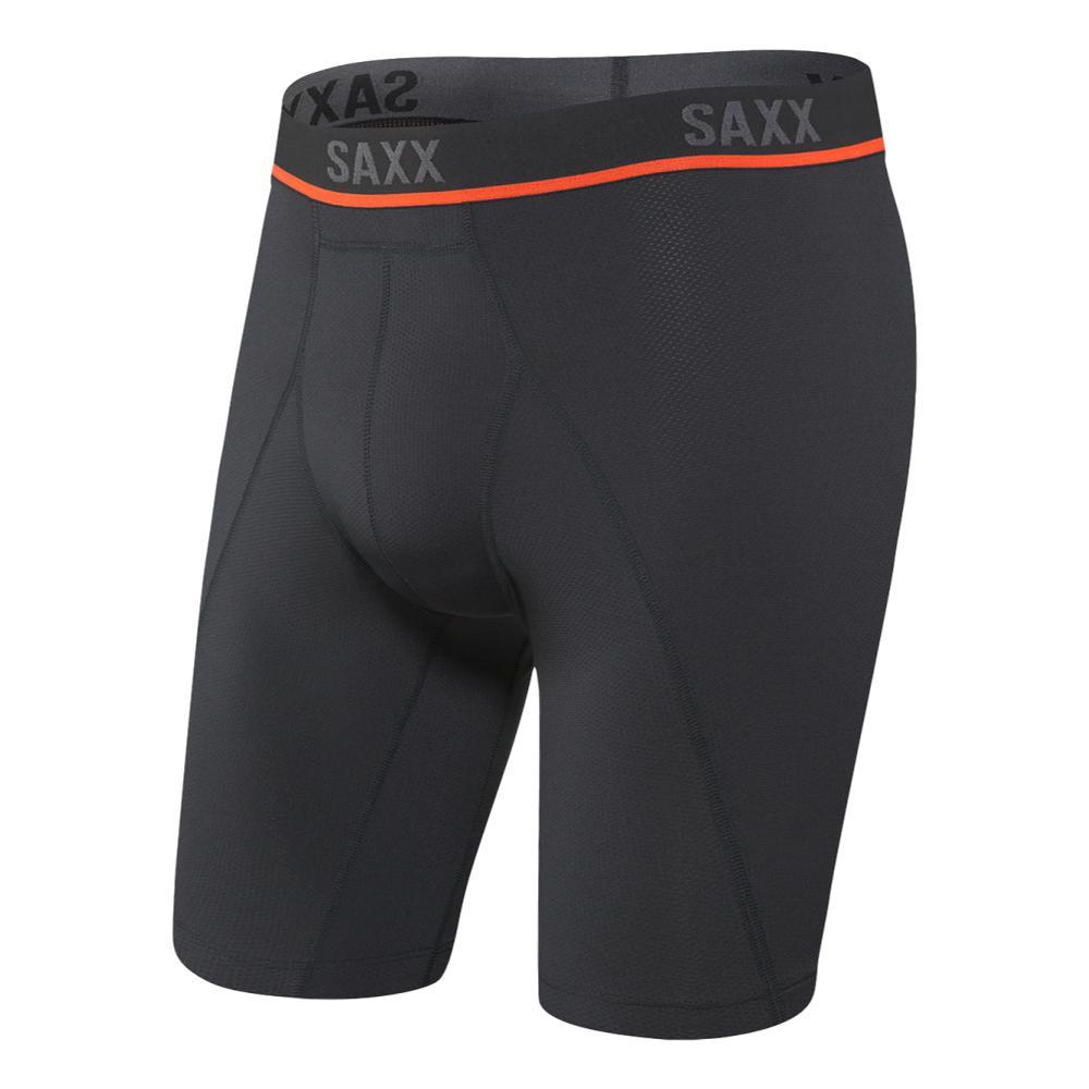 Saxx Men's Underwear Long Leg Boxer Briefs – Kinetic Light-Compression Mesh  Long Leg Boxer Briefs with Built-in Pouch Support -Black,Small : :  Clothing, Shoes & Accessories