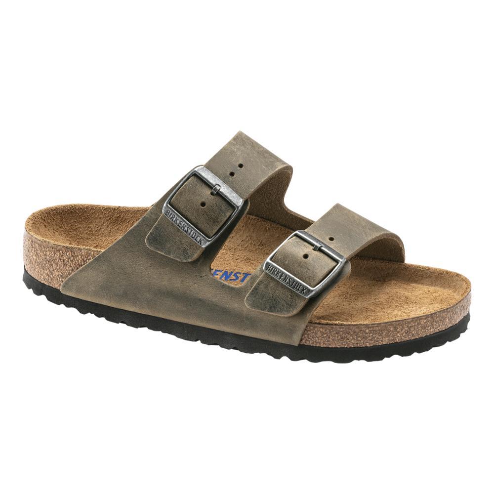 Men's Birkenstock Arizona Soft Footbed Suede Sandals | Taupe | Size 46 | Leather