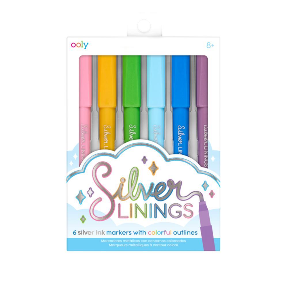  Ooly Rainbow Sparkle Glitter Markers [Set of 15