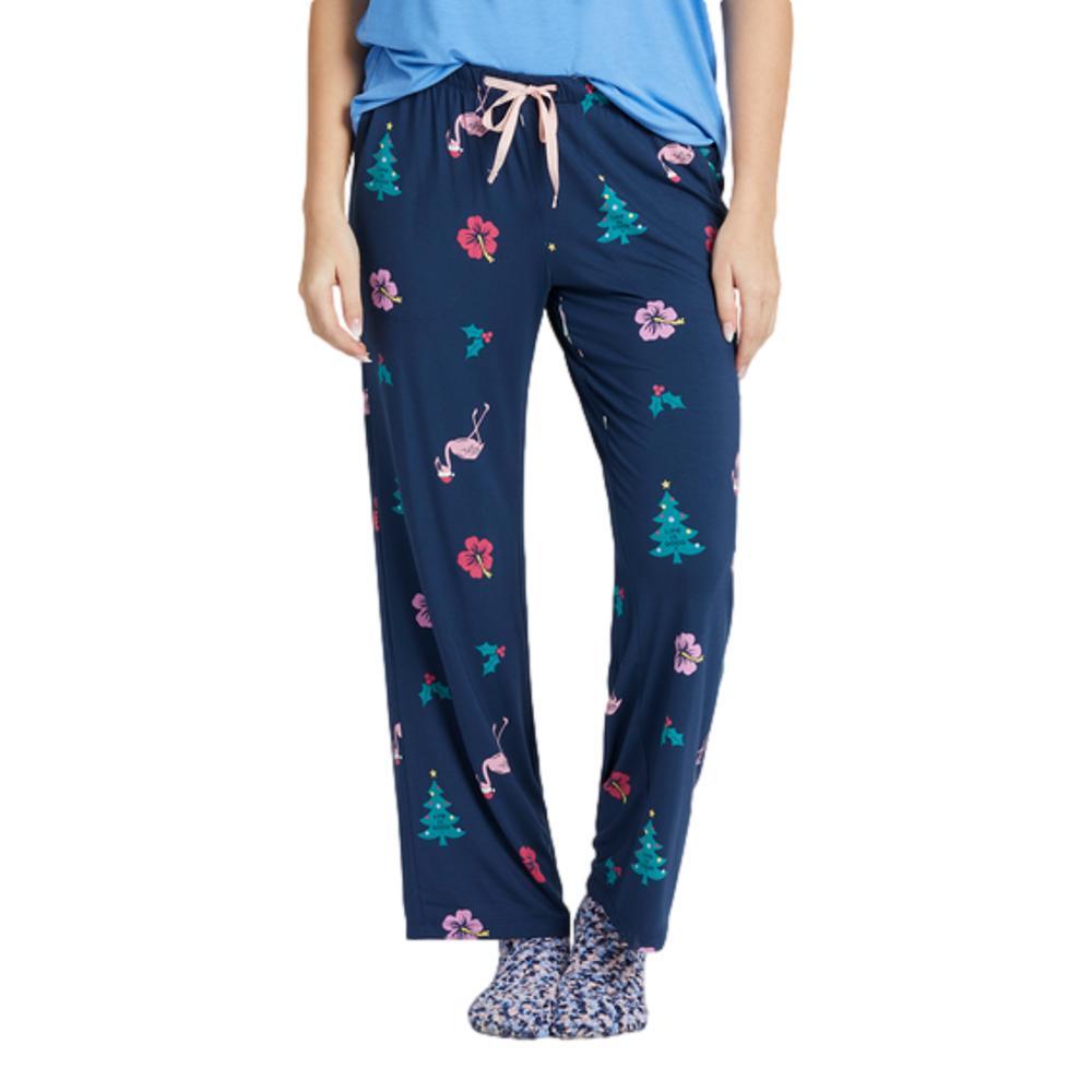 Whole Earth Provision Co.  LIFE IS GOOD Life is Good Women's Holiday  Flamingo Pattern Lightweight Sleep Pants